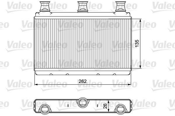 KALORIFER RADYATORU BMW E60 E63 E64-VALEO 811537-64119159033-64116933921