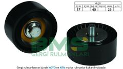 V KAYIŞ GERGİ RULMANI ISIZU-BMS 304-387020664001