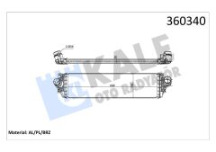 INTERCOOLER FORD FOCUS IV 17 1.0-1.5 ECOBOOST 30MM-KALE 360340-2405099-JX616K775AB-JX616K775AC