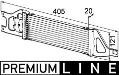 OTOMATIK SANZIMAN YAG SOGUTUCUSU MERCEDES W169 W245-MAHLE CLC57000P-A1695000600