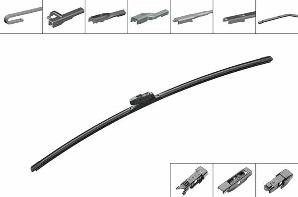 3397013457 AEROECO SİLECEK MUZ TİPİ 70 cm 4 APARATLI ÜNİVERSAL-BOSCH 3397015584