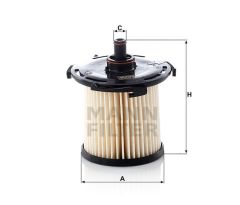 YAKIT FİLTRESİ FORD CUSTOM-TRANSIT V363-V363 2.2 TDCİ 125HP-155PS 11 17-MANN PU12003.1Z-CC119176DA-CC119176BC-1727201