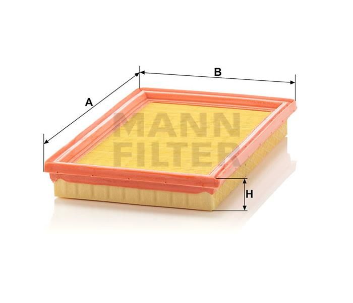 x HAVA FİLTRESİ MİNİ COOPER S 02-06 276x168x34-MANN C2851-13721491749