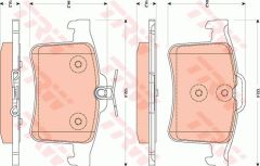 ARKA BALATA JAGUAR XF 12-15 XJ 09 XK 11-14-TRW GDB1877-C2D3792