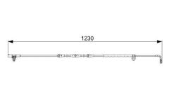 BALATA FISI ON RANGE ROVER SPORT I L320 09 13-BOSCH 1987473022-SEM500062--SEM500080