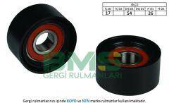 KAYIS GERGI RULMANI MERCEDES W639 B906 B907 B910-BMS 291-A6512000770