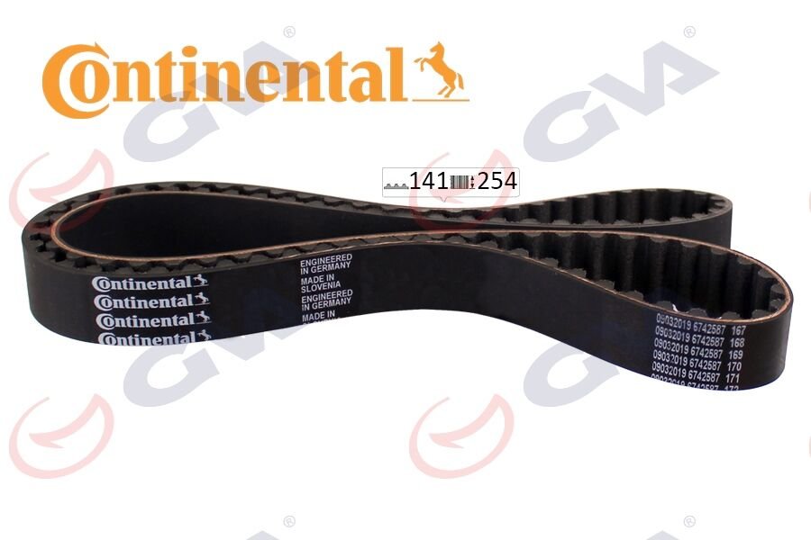TRİGER KAYIŞI 141x254 PEUGEOT 207 CC SW 308 3008 BERLINGO C3 1.6HDI 8V 08 FORD C-MAX FIESTA-GVA 58141254C-0816.K1