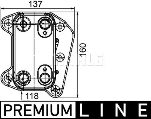 YAG SOGUTUCUSU MERCEDES OM611 W203 W210 B901 B905-MAHLE CLC105000P-A6111880501