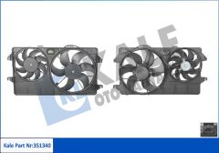 FAN MOTORU KOMPLE CIFT FANLI FORD TOURNEO CONNECT 02 14-KALE 351340-7T168C607NB-9T168C607AA-5041292