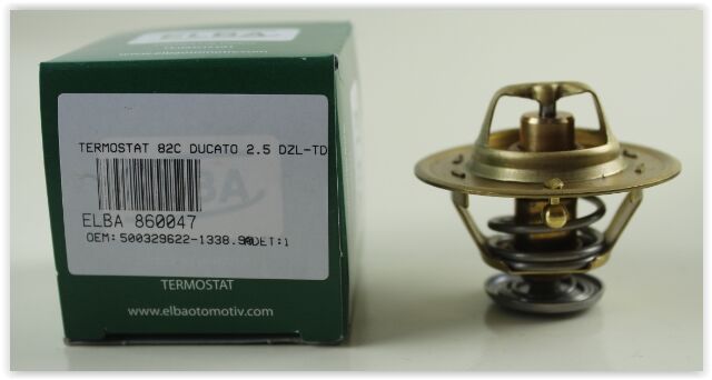 TERMOSTAT 82C DUCATO 2.5 DZL-TD-TDI 94 BOXER-JUMPER 2.8 TD-JTD-ELBA 860047-500329622-1338.90