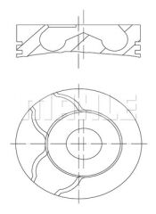 MOTOR PİSTON SEGMAN 1.00 -0.20mm KISA CLIO-KNG 1.5 DCI K9K 77.00mm 26 pim-MAHLE 0220114-120A17699R-7701475354-120A13696R