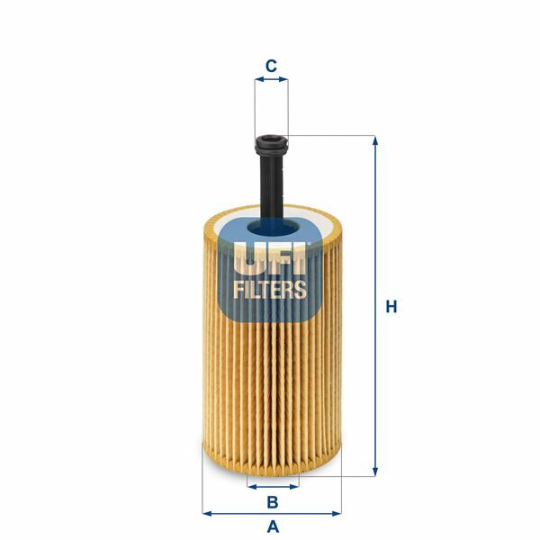 YAĞ FİLTRESİ PARTNER-BERLINGO 96- -P106 97- -P206 98- -P306 93-01 -P307- C3 02 - 1.4-1.6 16V-UFI-1109.AN-1109.R6-1109.R7