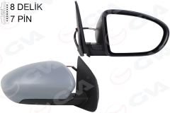 DIŞ DİKİZ AYNASI SAĞ QASHQAI 09 ELEKTRİKLİ ISITMALI KATLANIR ASTARLI KONVEKS 7 FİŞ VM-4011EBHR-GVA-96301JD84A