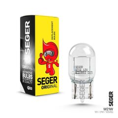 AMPUL W21W 12V 21W W3X16D B: T20 DİPSİZ STANDART YENİLEME-SEGER 208925