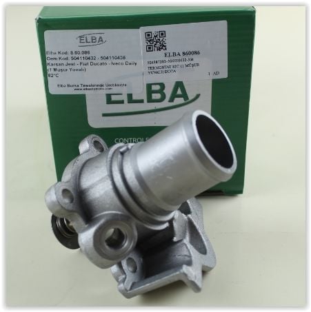 TERMOSTAT 82C 1 MÜŞÜR YUVALI DUCATO 2.3MJT-IVECO DAILY 2.3MJTD-ELBA 860086-504387382-504110432-504013931