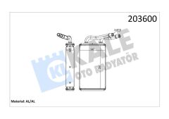 KALORIFER RADYATORU TRANSIT V347 2.2TDCI 2.4TDCI 3.2TDCI KLIMASIZ 06-KALE 0288912AB-6C1H 18476 A1B T178422