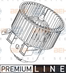 KALORIFER FAN MOTORU FREELANDER 2 L359 2.2 TD4 RANGE ROVER EVOQUE L538 PREMIUM LINE-MAHLE AB116000P-LR002630-LR009738-LR010387