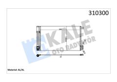 KLİMA KONDENSERİ COMBO D-CORSA D-E ADAM-BIPPER-TEPEE-NEMO 1.2-1.4 HDI 08 FIORINO 1.4-1.3D MJ 07 571x351X12-KALE 010ABC080-95530541-6455.GA-55700406-52039557