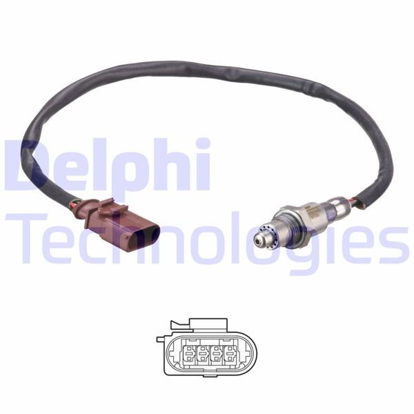 Ön OKSİJEN SENSÖRÜ AUDI-SEAT-SKODA-VWAUDI A3-SEAT Leon-SKODA Octavia-VW Golf.Touran-DELPHI-04E906262BF