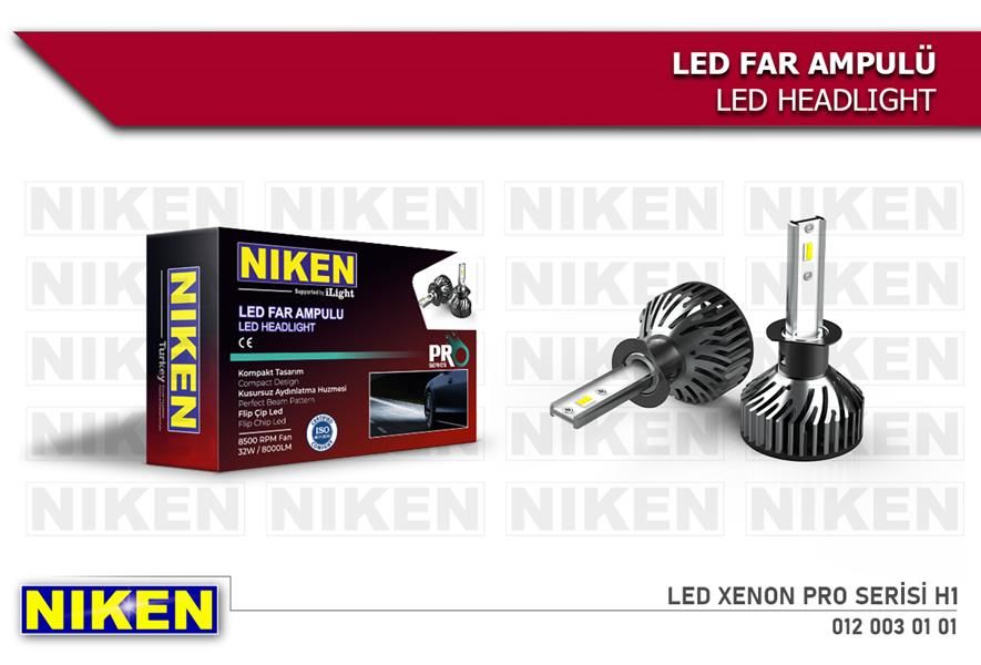 AMPÜL LED XENON PRO SERISI H1-NIKEN 0120030101