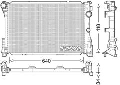 MOTOR SU RADYATORU MERCEDES W204 S204 C204 C218 W212 C207 R172-DENSO DRM17049-A0995002703