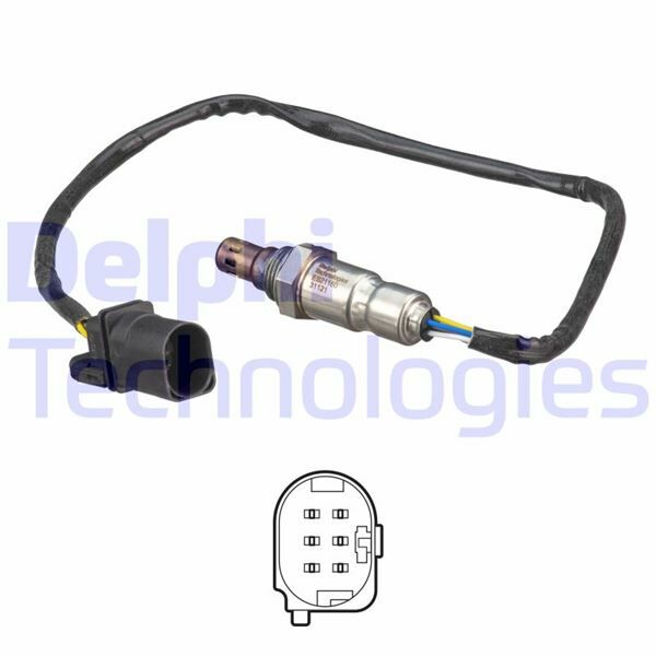 Ön OKSİJEN SENSÖRÜ AUDI-SEAT-SKODA-VWAUDI Q3.Q3 Quattro.Q3 Sportback.Q3 Sportback Quattro-SEAT Tarra-DELPHI-04L906262M