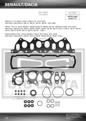 ÜST TAKIM CONTASI KNG-R19-MGN-SCENIC 1.9 DZL. KEÇELİ SUBAP LASTİKLİ SKC SİZ-OTOCONTA 40113003-7701465262