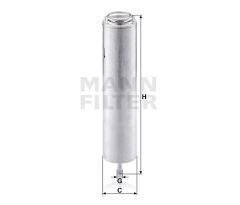 WK5002x YAKIT FILTRESI BMW E81 E82 E87 E88 E90 E46 E60 F10 F06 F07 E65 F01 E83 E70 F15 F16 E70 E71 MINI R55 R56 R57 R59 R60 R61-MANN WK5002-13327811227
