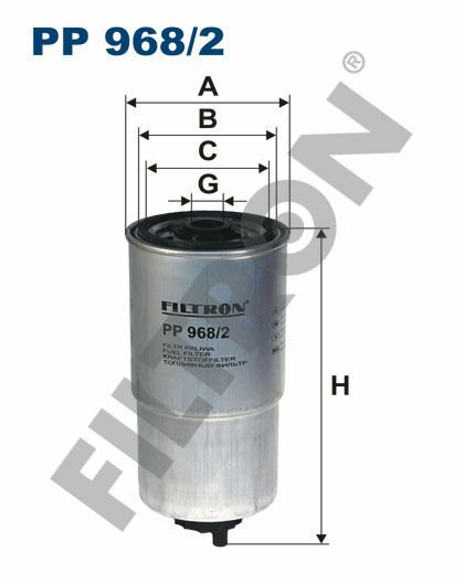 YAKIT FİLTRESİ FIAT PUNTO II 188/188AX 1.9 JTD 85HP 11/01-10/09-FILTRON-46807036