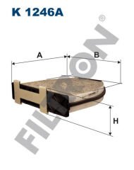 POLEN FILTRESI MERCEDES W204 W212 C218 X204 C190 C197 R231 KARBONLU-FILTRON-A2128300318