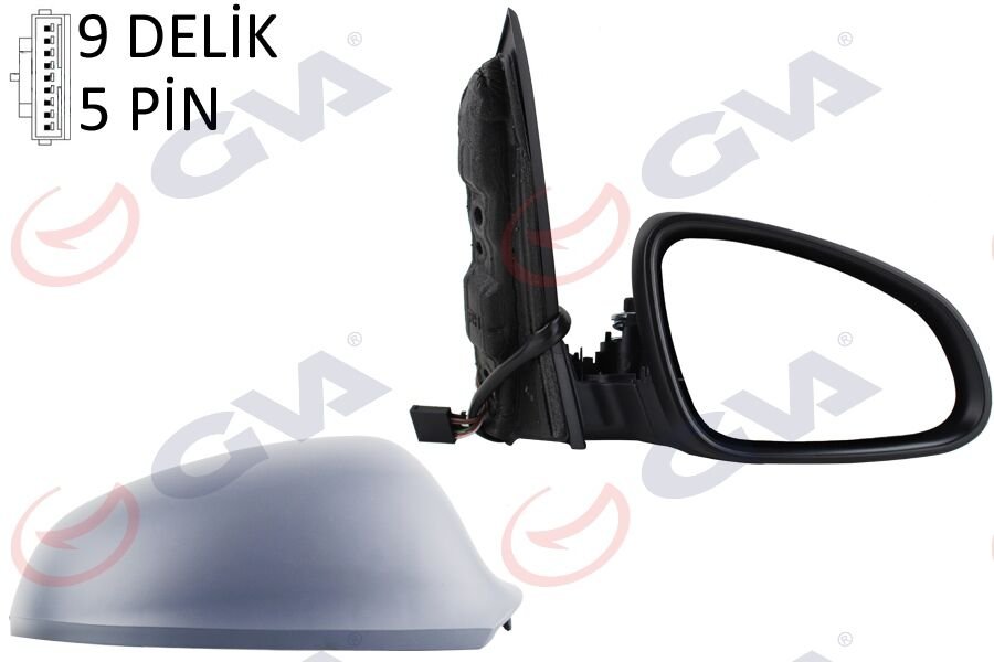 DIŞ DİKİZ AYNASI SAĞ ASTRA J 09 ELEKTRİKLİ ISITMALI ASTARLI KONVEKS-GVA-1428456-13308360