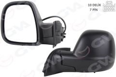 DIŞ DİKİZ AYNASI SOL RIFTER-BERLINGO 2019 COMBO-PROACE CITY 19 ELEKTRİKLİ DESENLİ REZİSTANSLI OTOMATİK AÇMA KAPAMA-GVA 1045169-98169929XT