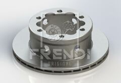 FREN DISKI ARKA MERCEDES SPRINTER B901 B904 . VW LT 28-35-46 CIFT TEKER-FRENDI 24142-A9044230312-2D0615601B