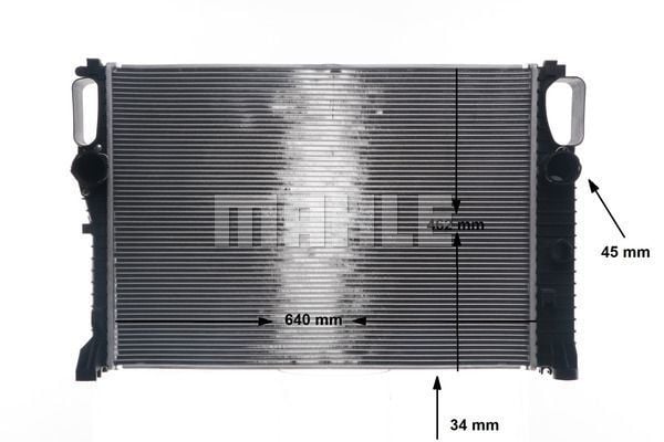 MOTOR SU RADYATORU MERCEDES C219 W211 S211-MAHLE CR37000S-A2115003102