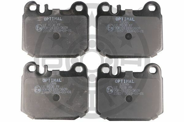 FREN BALATASI ARKA MERCEDES ML-CLASS W163 98 05-OPTIMAL BP-12099-A1634201120
