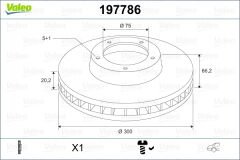 FREN DISKI ARKA BMW F30 F32 F34 F36-VALEO 197786-34216864900