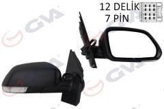 DIŞ DİKİZ AYNASI SAĞ POLO 05 ELEKTRİKLİ ISITMALI KONVEKS 5 FİŞ VM-377EHR-GVA-6Q1857508P-6Q1857508AE9B9