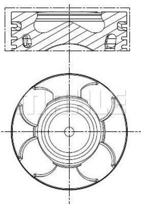 MOTOR PİSTON SEGMAN OPEL ASTRA H-J-CORSA-DOBLO-FİORİNO-LINEA-1.3 Z13DTH-DTJ-A13DTE 69.60-STD-MAHLE 011PI00100000-55197996-55202637