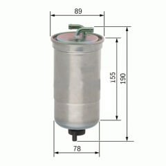 x YAKIT FİLTRESİ CIVIC 1.7 CDTİ 02 ACCORD VIII 2.2 CDTİ 04 WK853/16 x-SARDES SF287-16901S6FE02