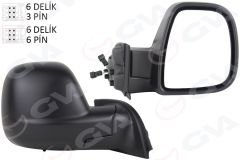 DIŞ DİKİZ AYNASI SAĞ PARTNER-BERLINGO 12-18 ELEKTRİKLİ DESENLİ REZİSTANSLI SENSÖRLÜ OTOMATİK AÇMA KAPAMA-GVA 1045174-1608177980