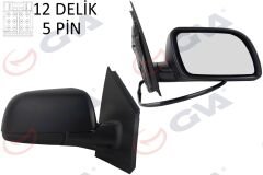 DIŞ DİKİZ AYNASI SAĞ POLO 02 ELEKTRİKLİ ISITMALI ASFERİK 5 FİŞ VM-194EHR-GVA-6Q1857508G01C