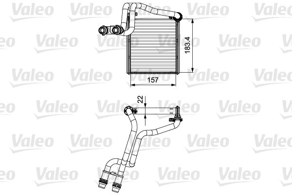 KALORİFER RADYATÖRÜ GOLF VI-JETTA-VALEO 811536-5C0819031