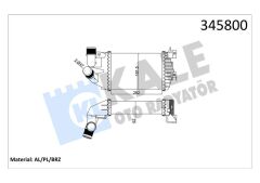 TURBO RADYATÖRÜ INTERCOOLER ASTRA H-ZAFIRA AL/PL/BRZ 262x181.5x62-KALE 345800-6302072-6302076-13213402