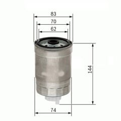 YAKIT FİLTRESİ ACCENT-GETZ-İ30-SANTE FE-SONATO V-SORENTO 1.5-2.0-2.2-2.5 CRDI SU SENSÖRLÜ x-SARDES SF274-319222B900-319222R900