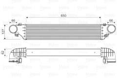 TURBOSARJ RADYATORU MERCEDES W203 CL203 S203 C209 A209-VALEO 818552-A2035000500