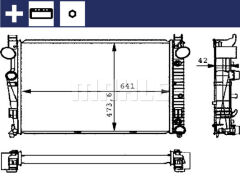 MOTOR SU RADYATORU MERCEDES S-CLASS W220 98 05-MAHLE CR226000S-A2205000103