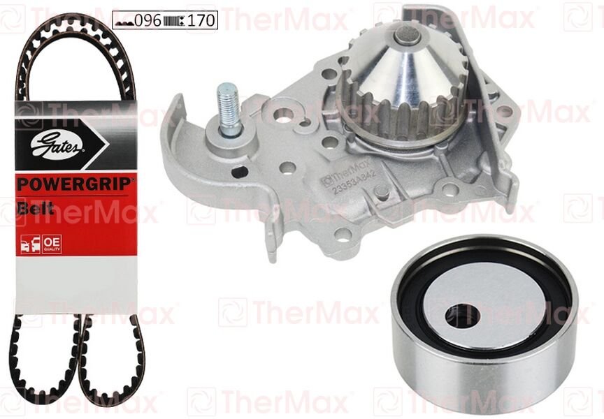 DEVİRDAİMLİ EKSANTRİK GERGİ KİTİ RENAULT CLIO II 01 KANGOO 97 MEGANE 96 DACIA LOGAN 04 SANDERO 08 SOLENZA 04 1.4-1.6 E7J-K7J-K4M-THERMAX T15.125-7701472725-7701477024-1680600QBA