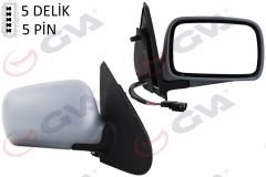 DIŞ DİKİZ AYNASI SAĞ POLO 94 ELEKTRİKLİ ISITMALI KONVEKS 5 FİŞ VM-184R-GVA-6N1857508AGRU
