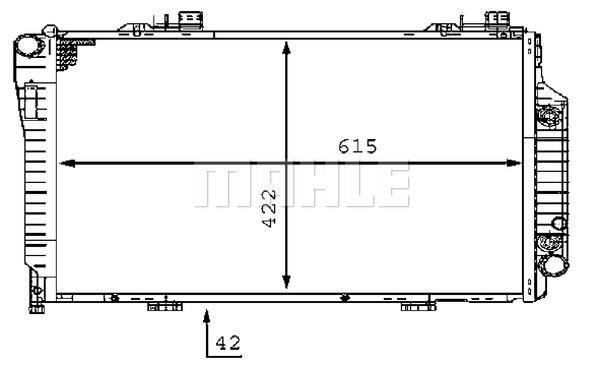 MOTOR SU RADYATORU MERCEDES C-CLASS W202 S202-MAHLE CR231000S-A2025006403