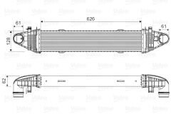 TURBOSARJ RADYATORU MERCEDES W204 S204 C204 W212 C207 R172-VALEO 818616-A2045000100